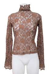#111 Bebe Long Sleeve Brown | c. 208 | Size 10/12