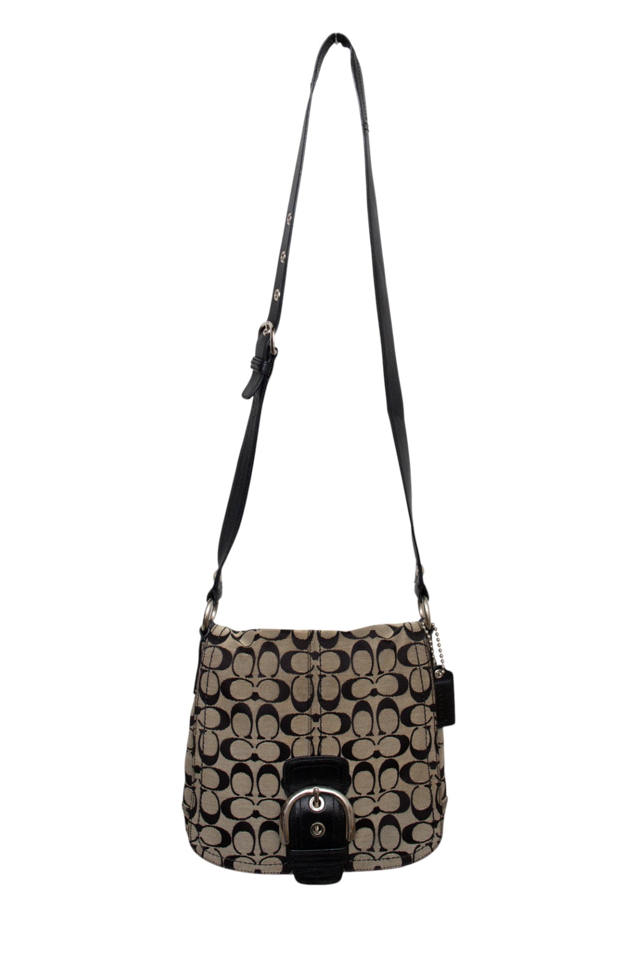 #191 Coach Crossbody Bag Black | c. 196 | Size