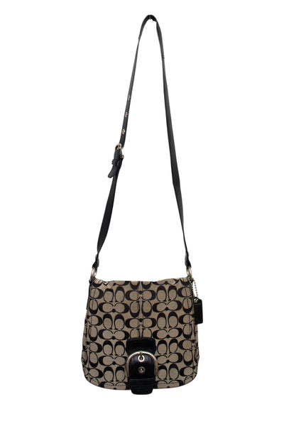 #191 Coach Crossbody Bag Black | c. 196 | Size