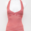 #44 Halter Top Red | c. 196 | Size 8/10