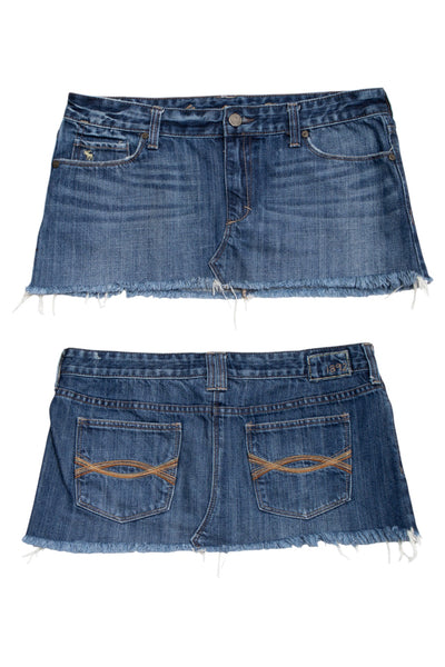 #194 Abercrombie And Fitch Mini Skirt Blue | c. 192 | Size 8