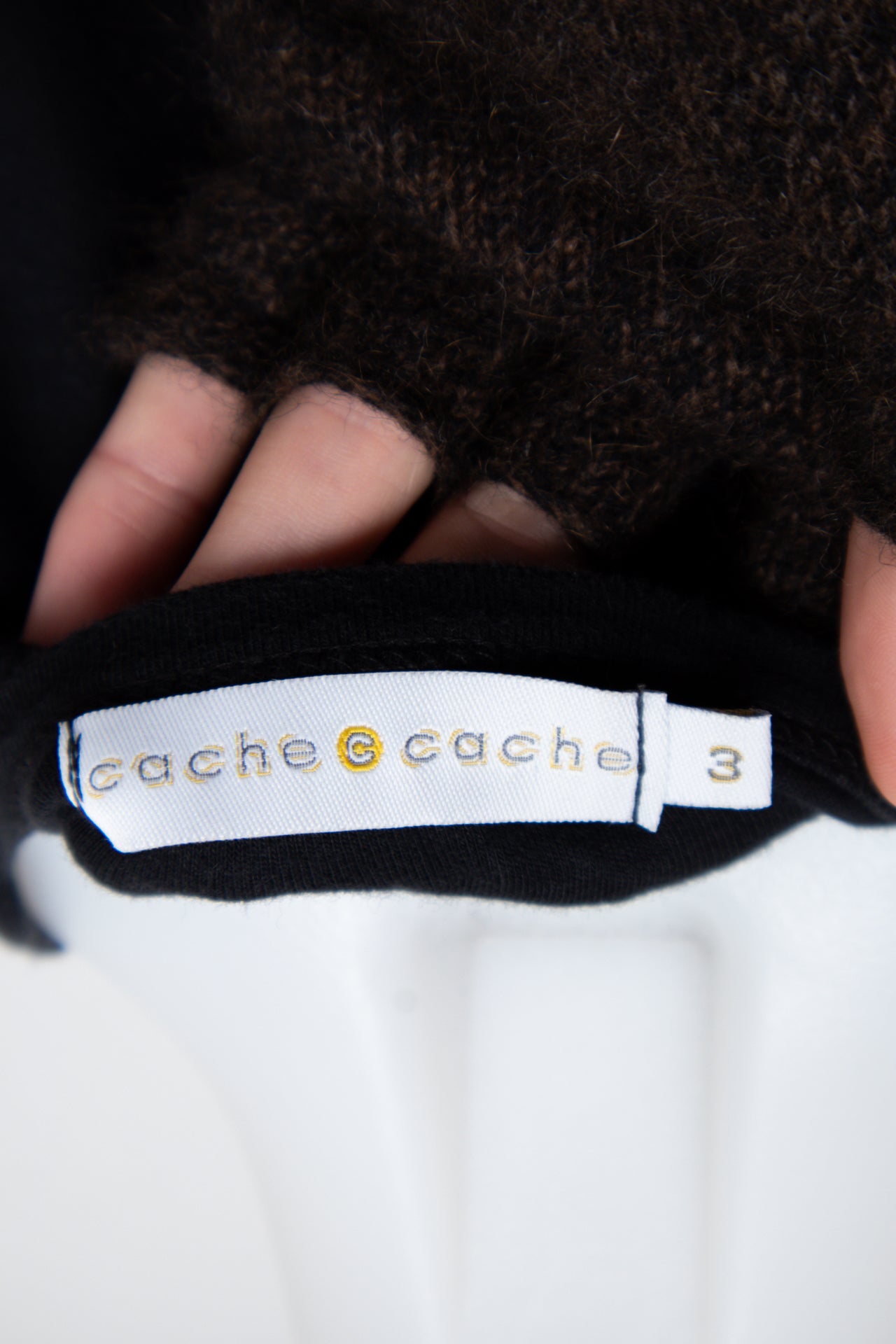 #72 Cache Cache T-shirt Black | c. 196 | Size 8/10