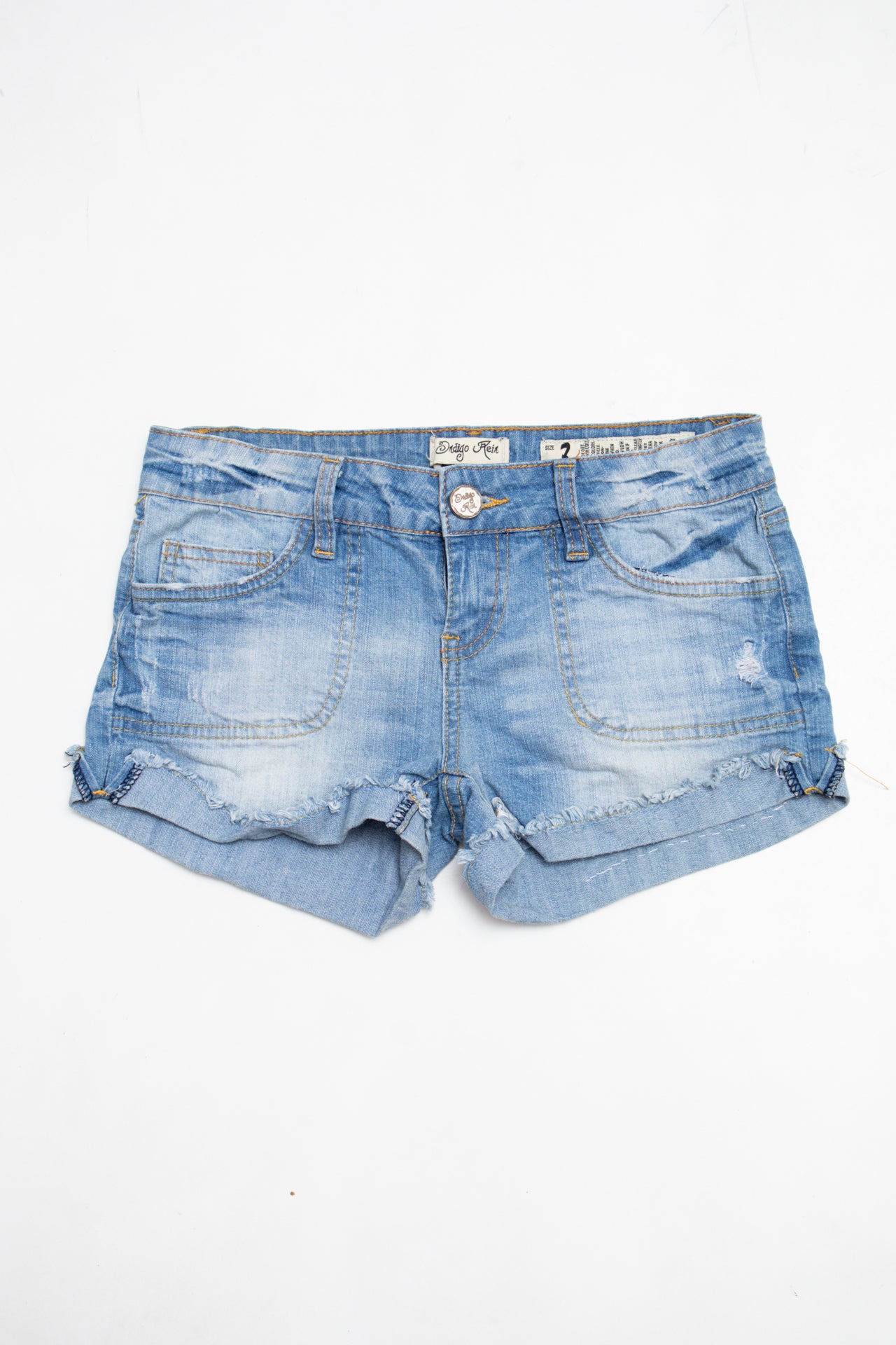 #086 Indigo Rein Denim Shorts Blue | c. 204 | Size 6