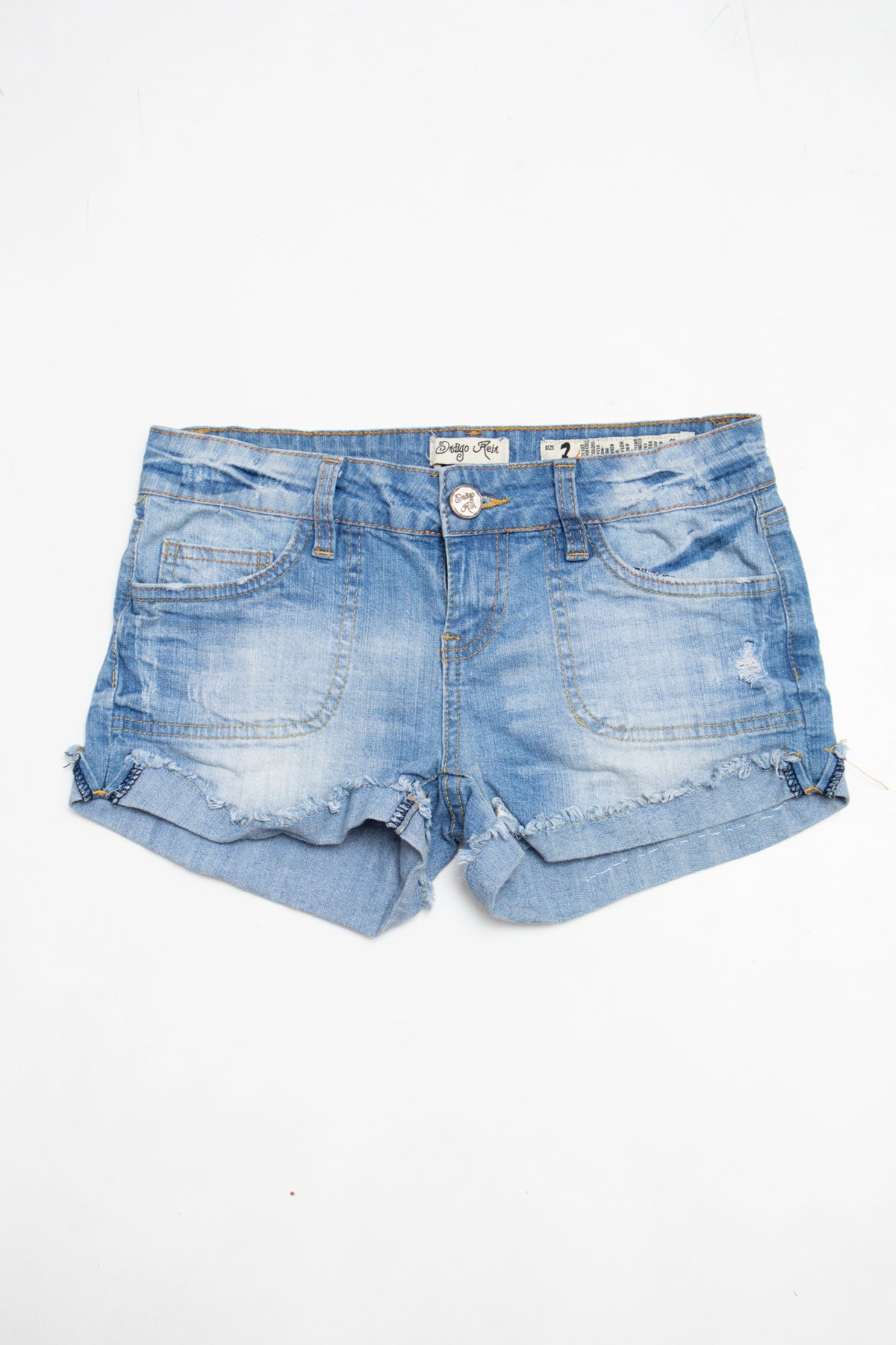#086 Indigo Rein Denim Shorts Blue | c. 204 | Size 6