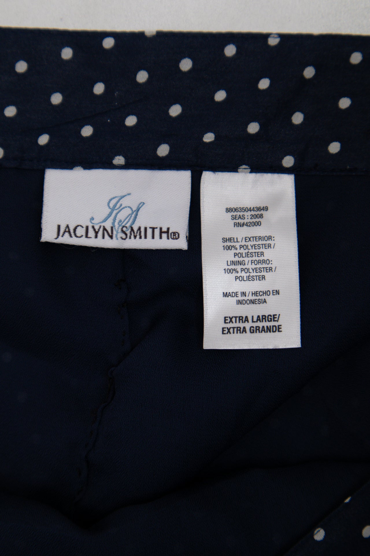 #153 Jaclyn Smith Skirt Navy | c. 202 | Size 16
