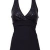 #059 Lipstick Halter Top Black | c. 200 | Size 10