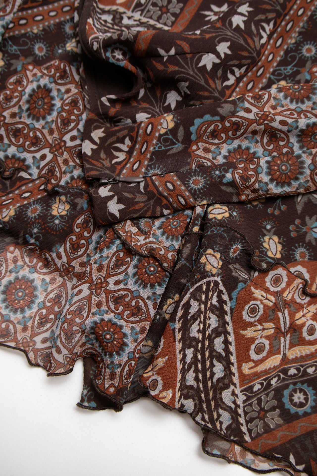 #092 Nine & Co. By Nine West Long Skirt Brown | c. 213 | Size 10