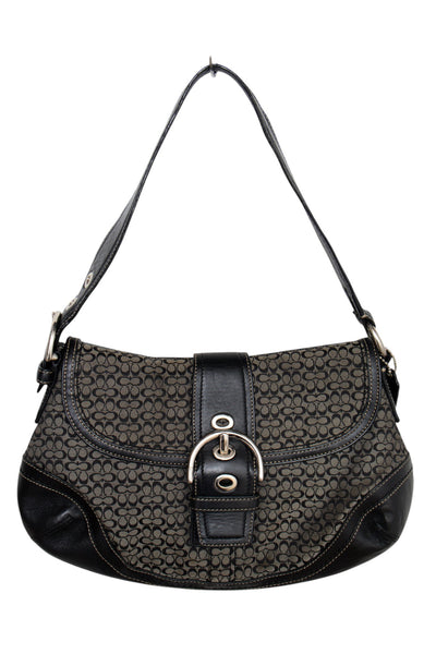 #158 Coach Shoulder Bag Black | c. 187 | Size