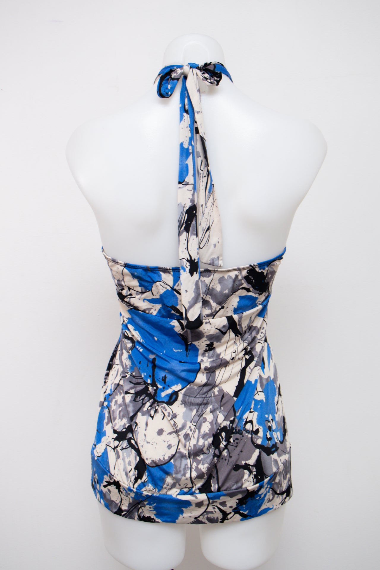 #106 Wet Seal Halter Top Blue | c. 206 | Size 8