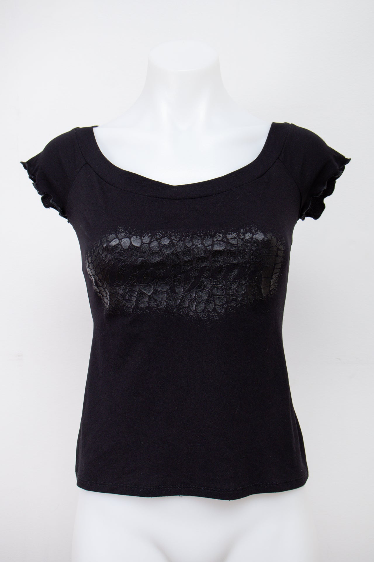 #78 Morgan T-shirt Black | c. 198 | Size 8
