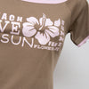 #043 Jennyfer T-shirt Brown | c. 204 | Size 10