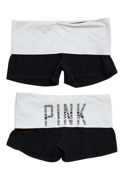 #110 Victoria's Secret Pink Shorts Black | c. 202 | Size 8