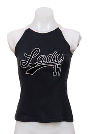 #042 I'm A Woman Tank Black | c. 211 | Size 6