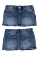 #057 Denim Mini Skirt Blue | c. 204 | Size 12