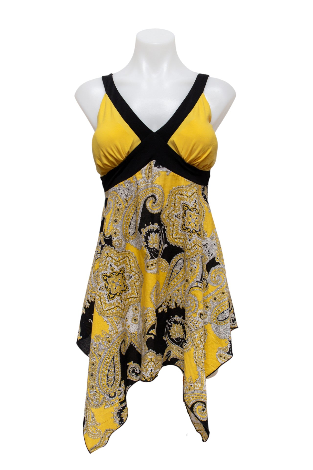 #198 Cato Mini Dress Yellow | c. 189 | Size 8