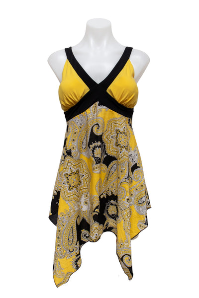 #198 Cato Mini Dress Yellow | c. 189 | Size 8