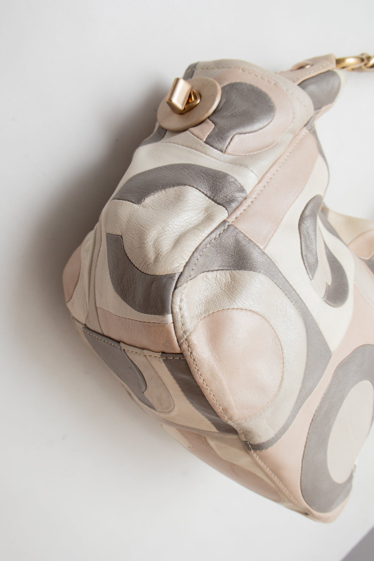 #174 Coach Shoulder Bag Beige | c. 206 | Size