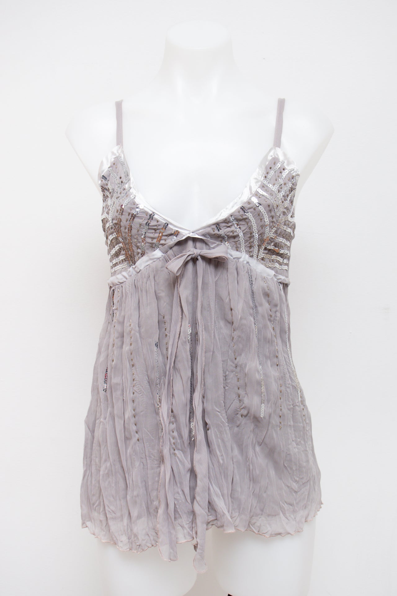 #09 Simi Sue Cami Top Gray | c. 196 | Size 10