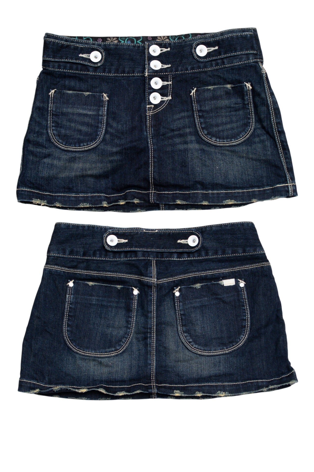 #133 Stooge Mini Skirt Blue | c. 210 | Size 6