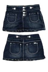 #133 Stooge Mini Skirt Blue | c. 210 | Size 6