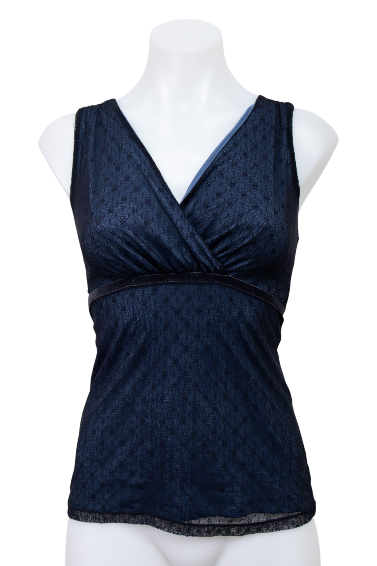 #93 Ann Taylor Petites Tank Top Navy | c. 198 | Size 8