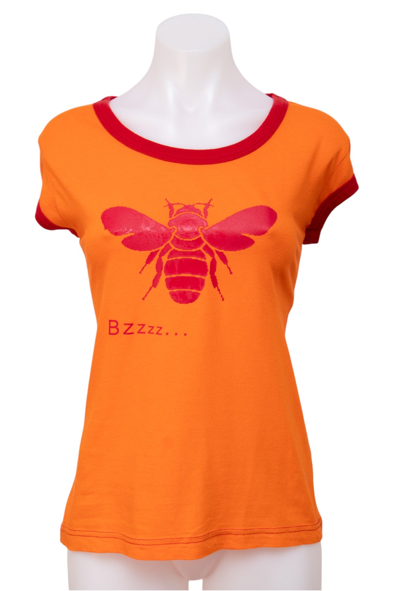 #085 Vero Moda T-shirt Orange | c. 199 | Size 10