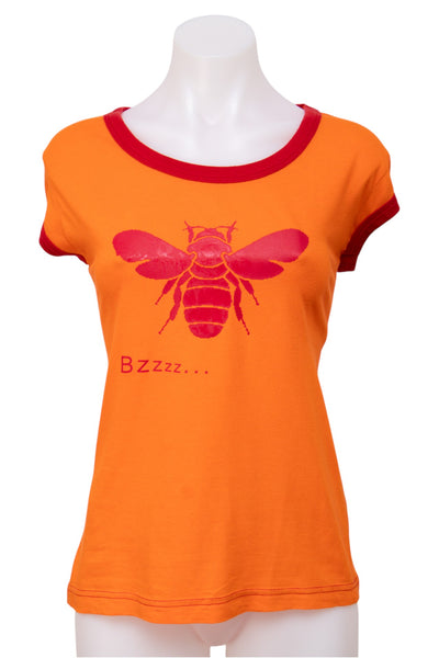 #085 Vero Moda T-shirt Orange | c. 199 | Size 10