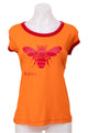 #085 Vero Moda T-shirt Orange | c. 199 | Size 10