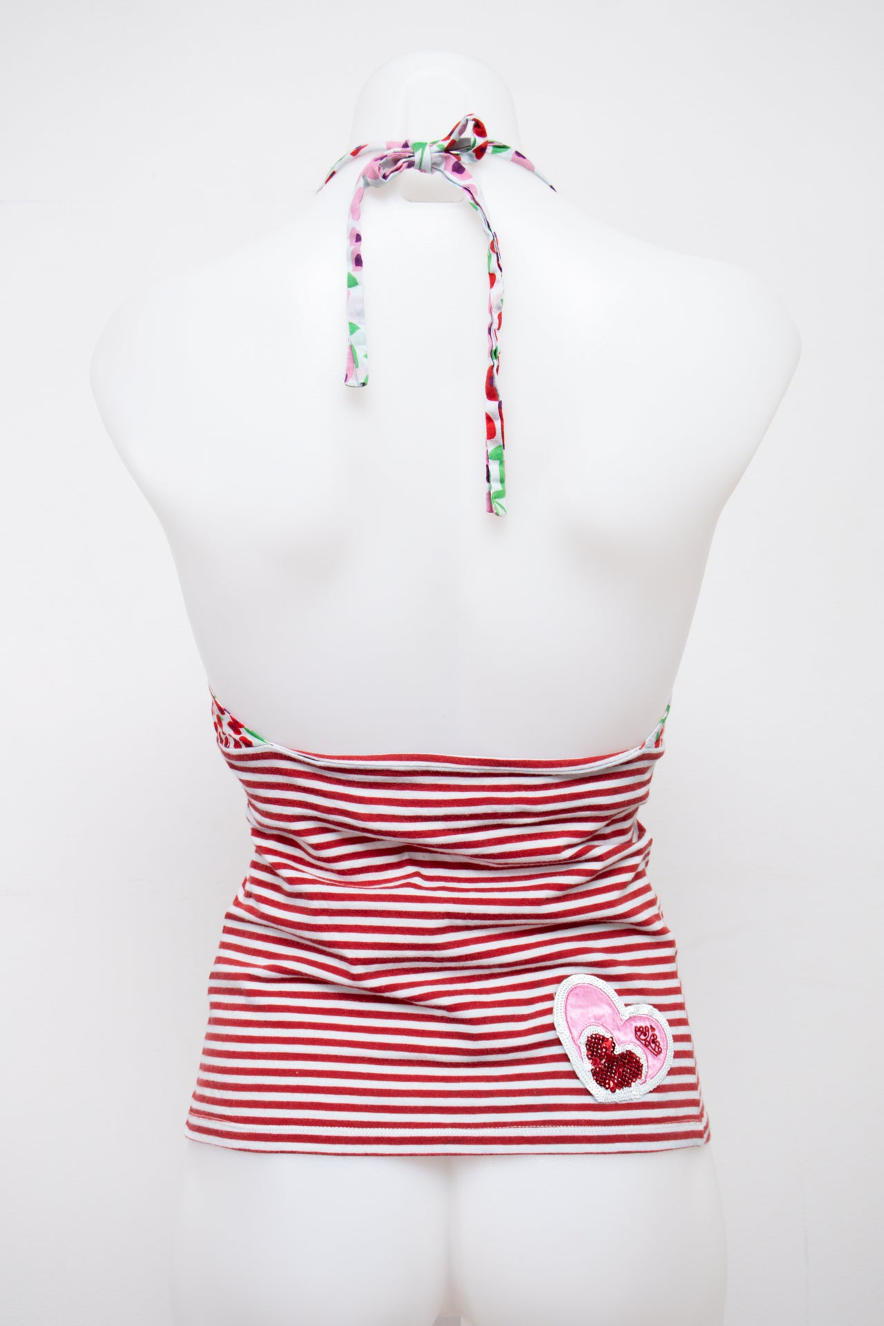 #020 Halter Top Red | c. 207 | Size 8