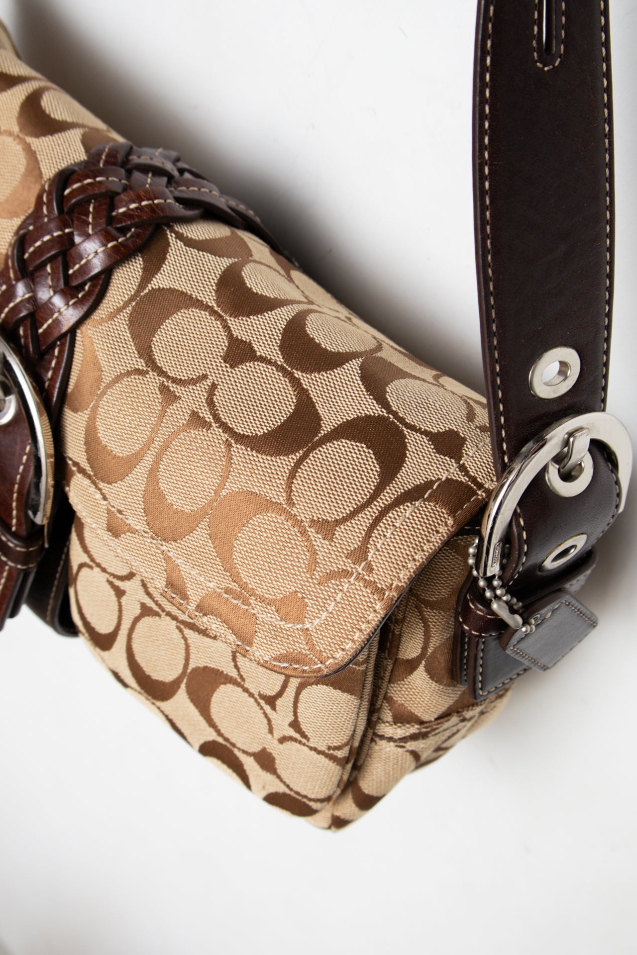 #186 Coach Shoulder Bag Brown | c. 202 | Size