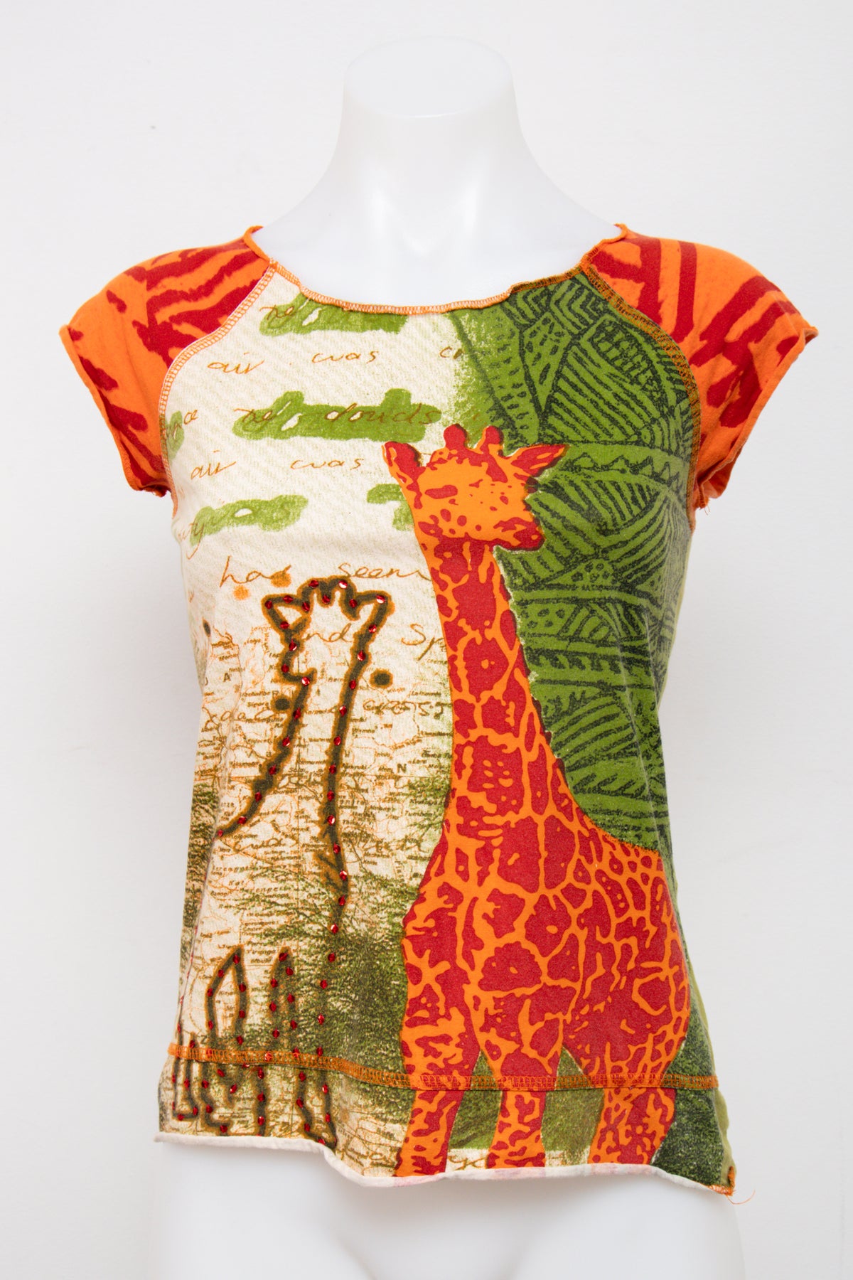 #077 Vero Moda T-shirt Green | c. | Size 10