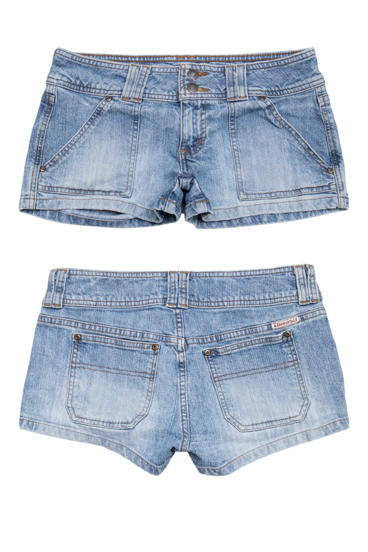 #083 Aeropostale Denim Shorts Blue | c. 204 | Size 8