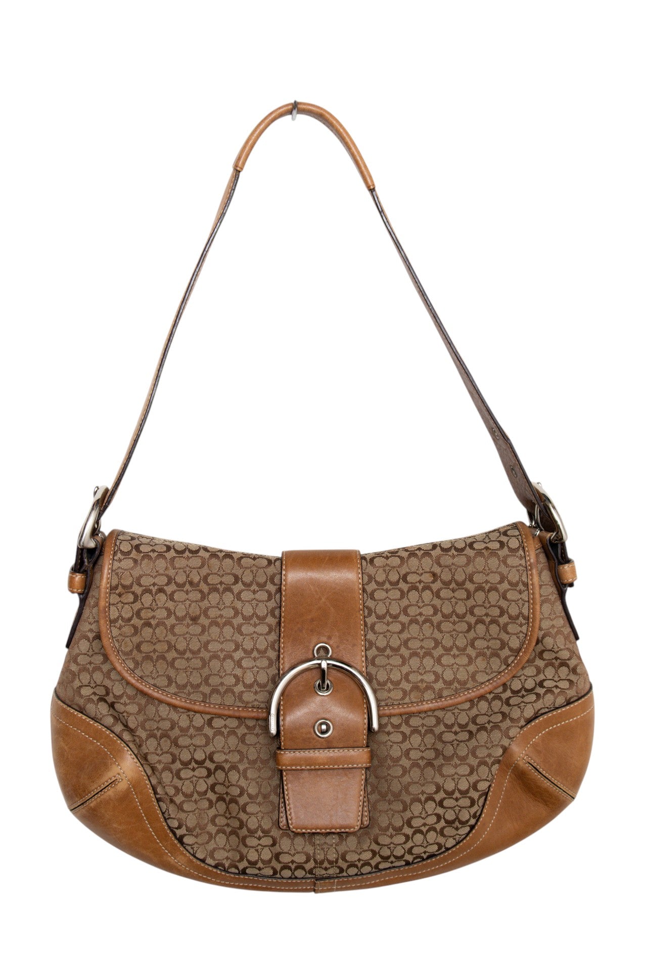 #156 Coach Shoulder Bag Brown | c. 187 | Size
