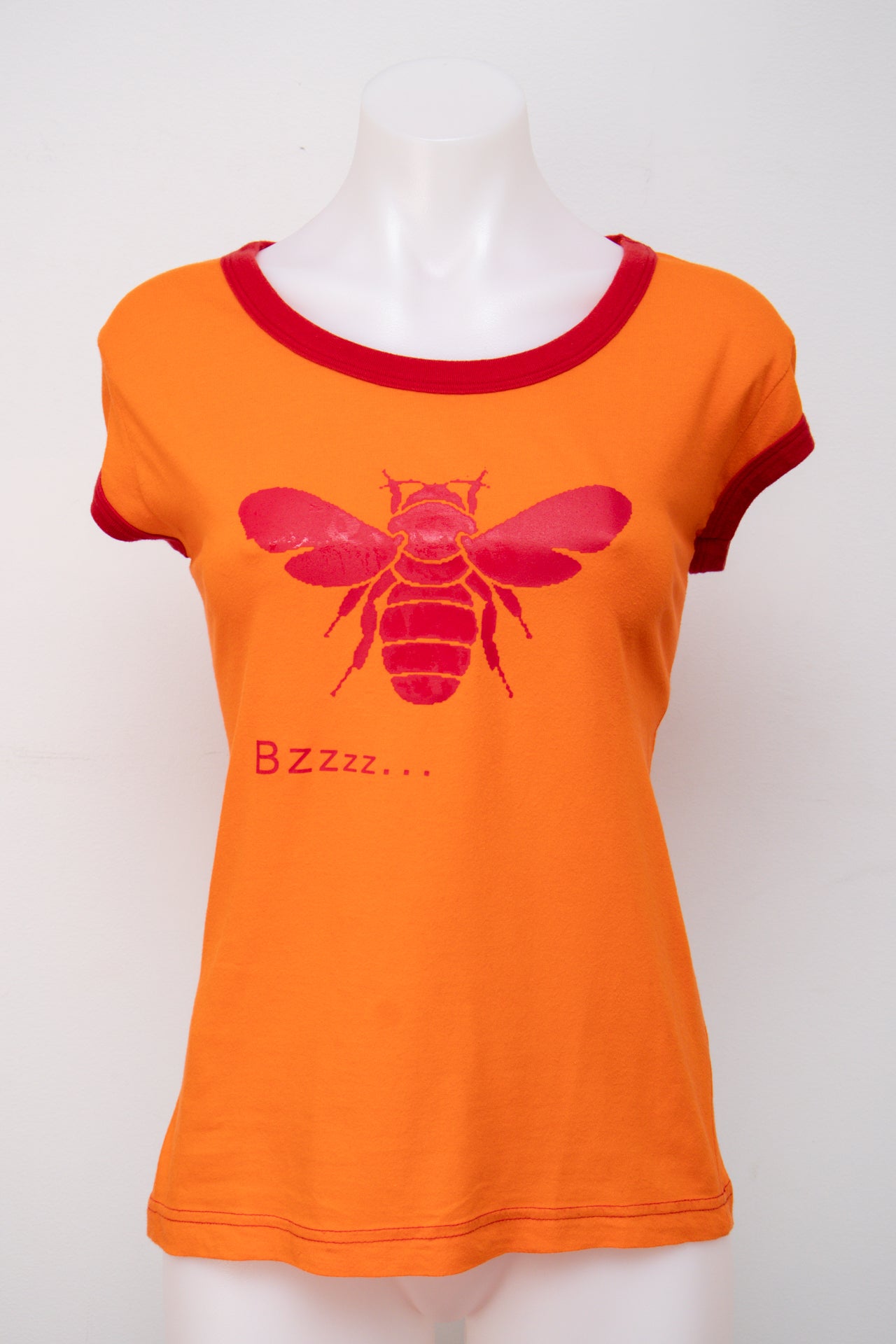#085 Vero Moda T-shirt Orange | c. 199 | Size 10