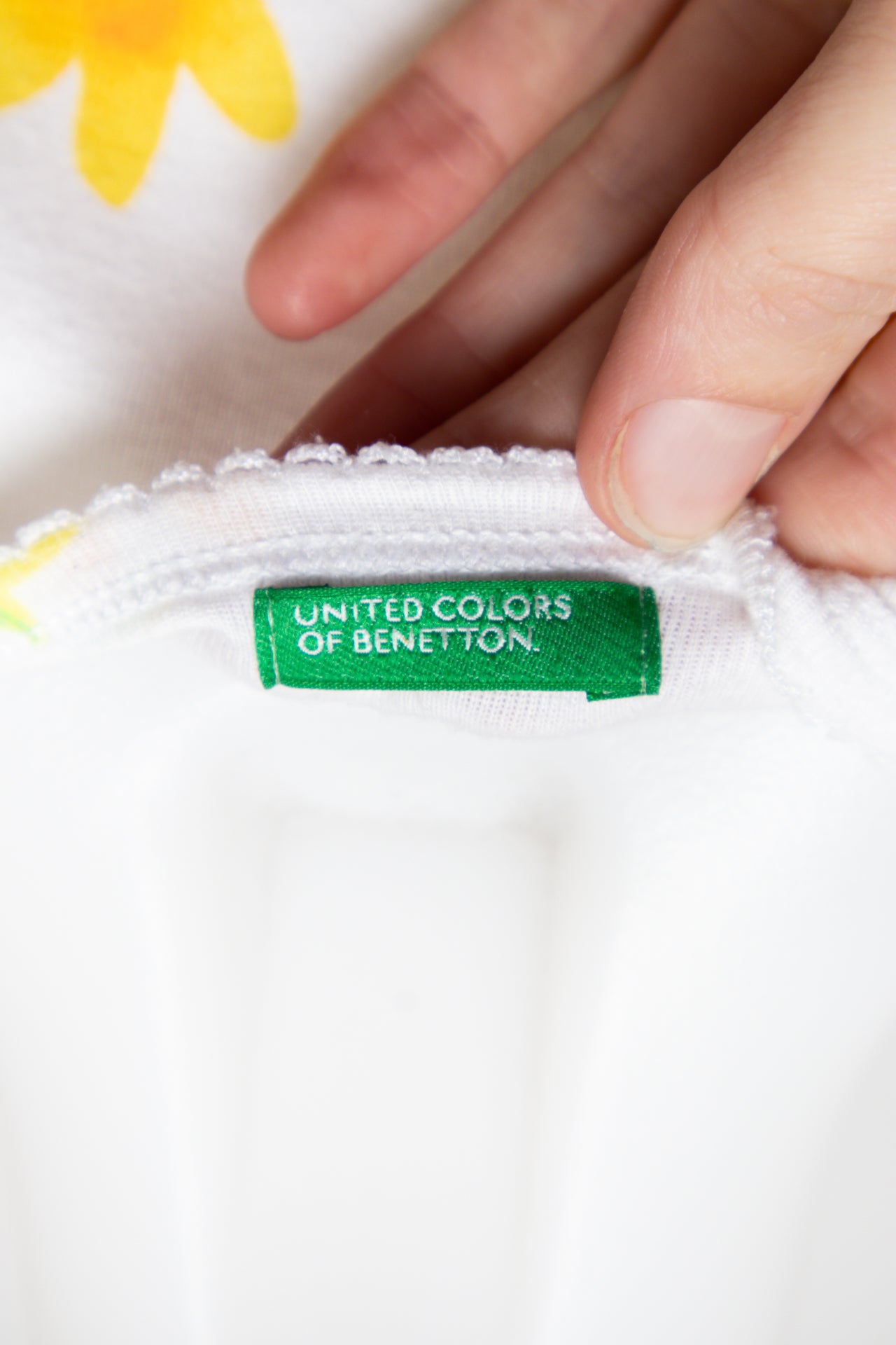 #10 United Colors Of Benetton T-shirt White | c. 191 | Size 10