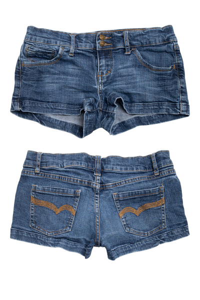 #097 Wet Seal Denim Shorts Blue | c. 201 | Size 6