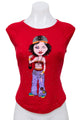 #035 Tie-dye Top Red | c. 209 | Size 8