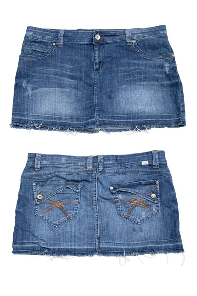 #176 L.e.i. Mini Skirt Blue | c. 209 | Size 12