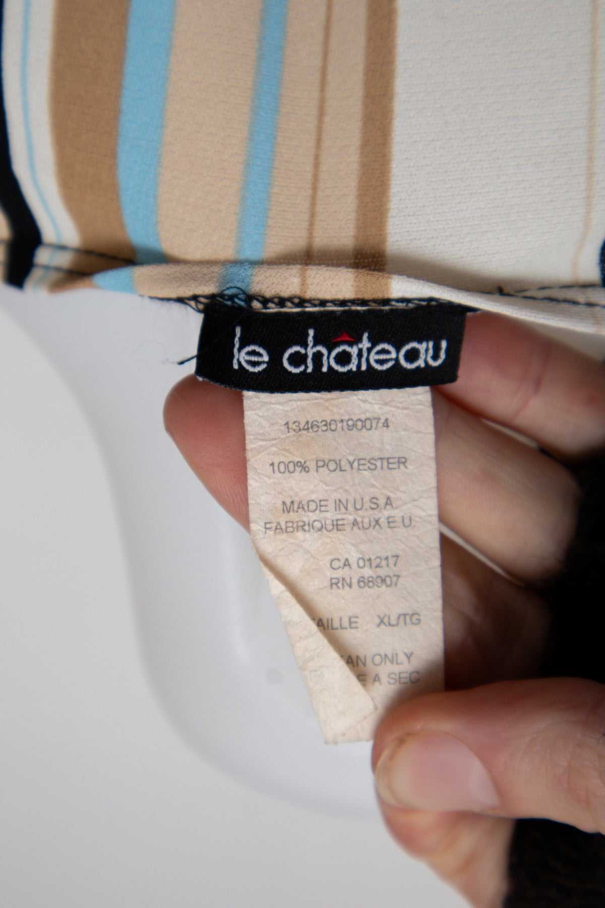 #100 Le Chateau Top White | c. 208 | Size 12/14