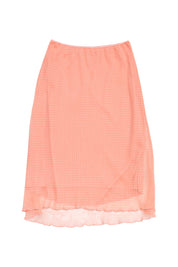 #105 Sangria Long Skirt Pink | c. 213 | Size 6