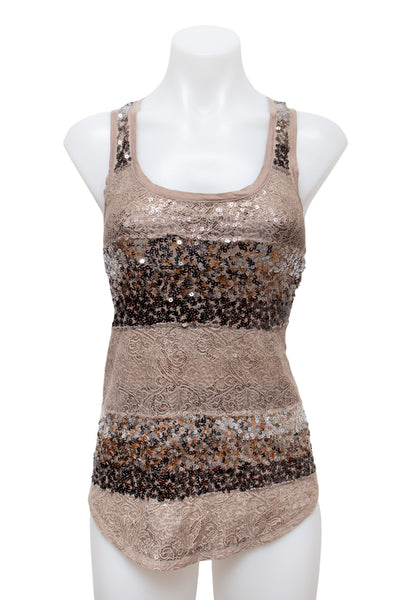 #20 Express Tank Top Beige | c. 193 | Size 8