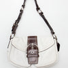 #168 Coach Shoulder Bag White | c. 206 | Size