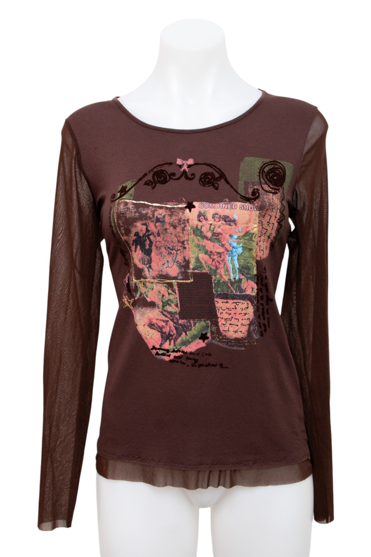 #075 Twenty One T-shirt Brown | c. 202 | Size 10