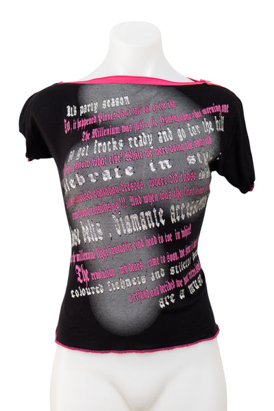 #058 Mim T-shirt Black | c. | Size 8/10