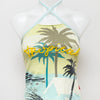 #105 10 Feet Halter Top Yellow | c. 190 | Size 6