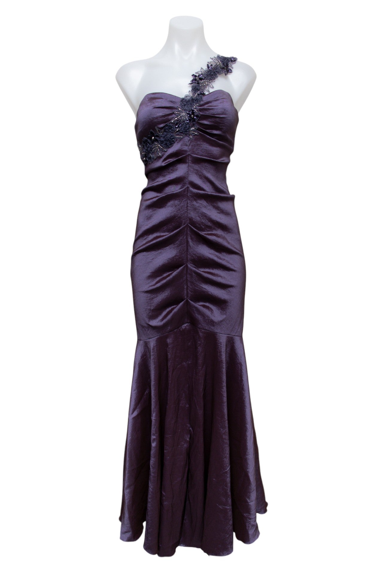 #142 Xscape By Joanna Chen Skirt Purple | c. 192 | Size 6