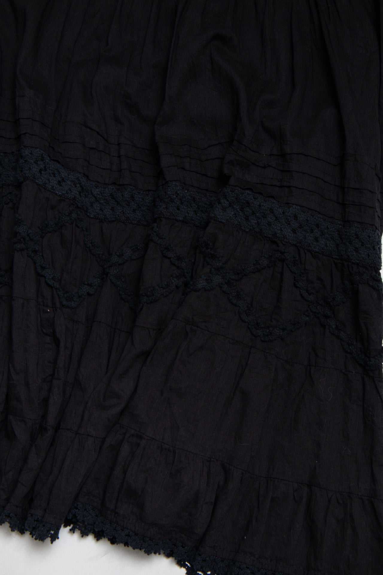 #179 Phool Skirt Black | c. 190 | Size 12/14