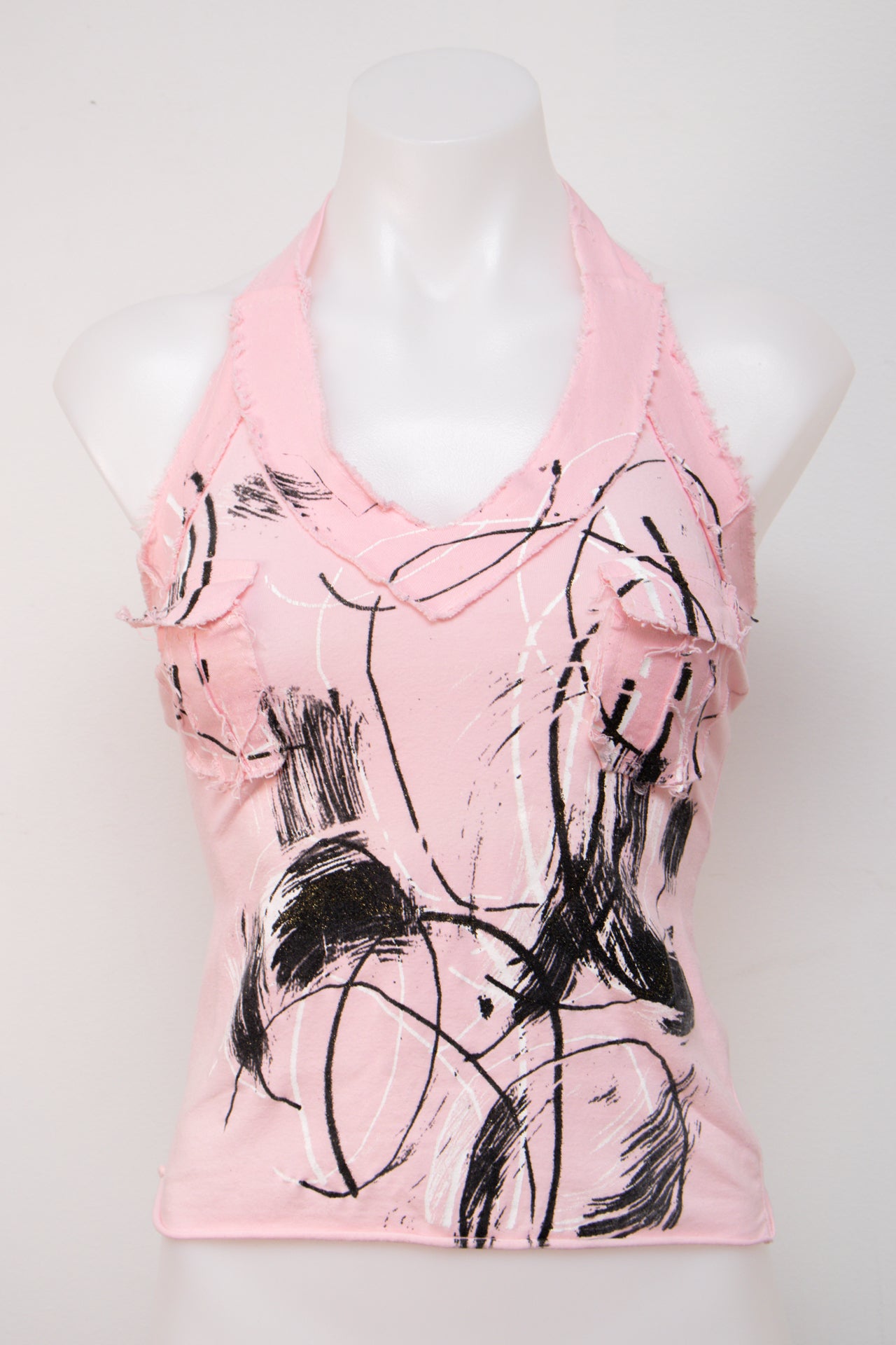 #005 Halter Top Pink | c. | Size 8
