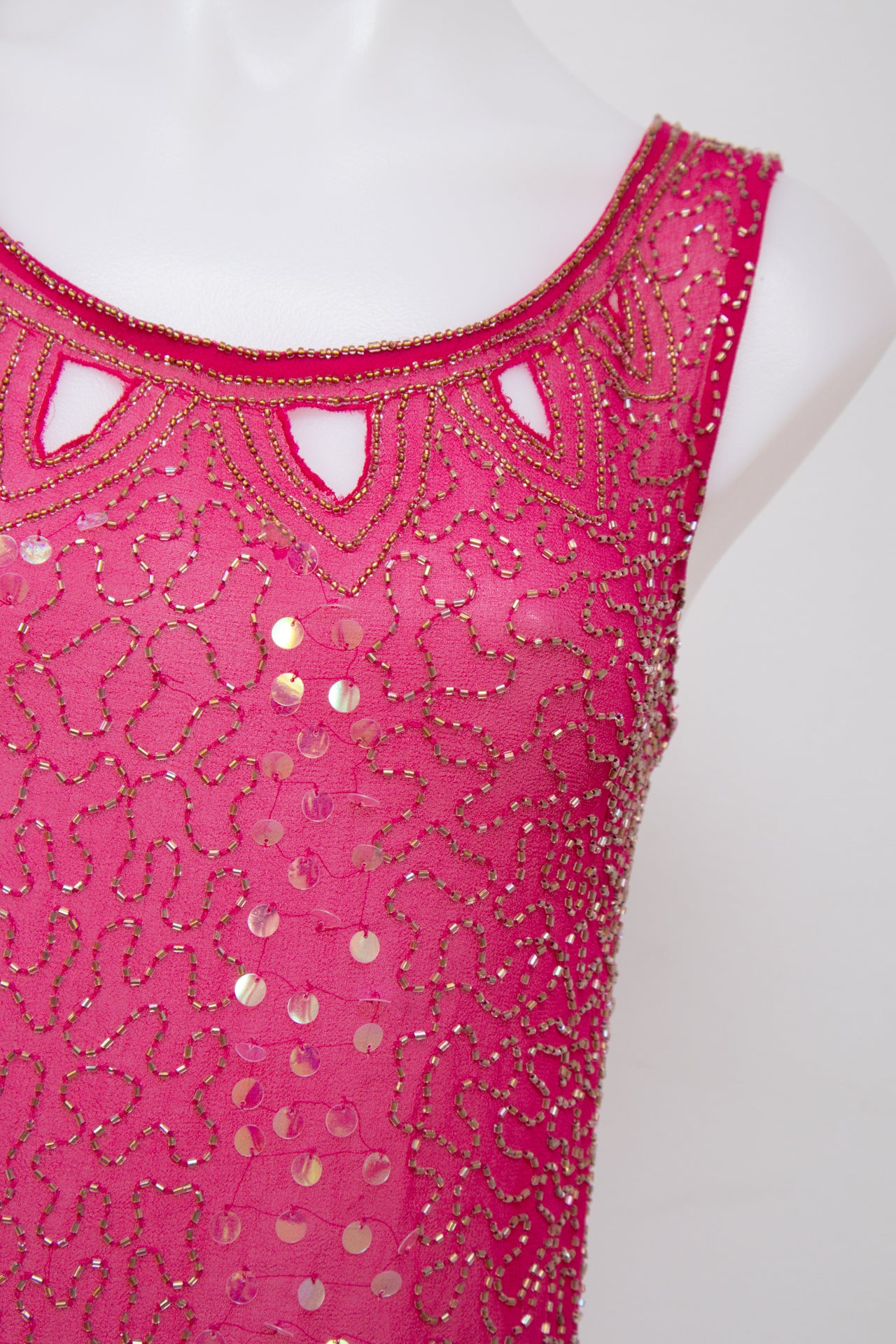 #032 Black Tank Top Pink | c. 204 | Size 10/12
