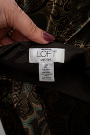 #095 Anne Taylor Loft Long Skirt Brown | c. 213 | Size 6